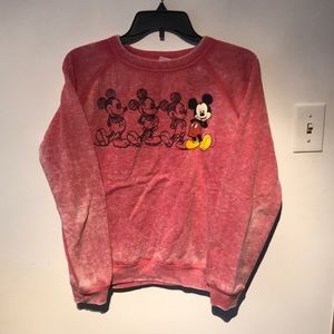 Red Disney drawing hoodie